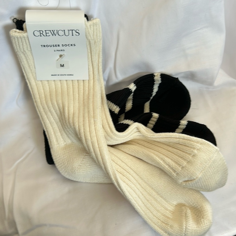 NWT Crewcuts Trouser Socks 2 Pairs